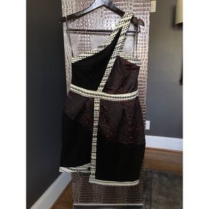 NEW TOPSHOP Red/Black/White Dress